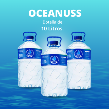 Pack 3 unidades - Agua Oceanuus Botella de 10 Litros
