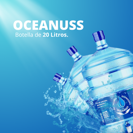 Tripack 20 Litros Agua Ozonizada Alcalina con minerales c/ caño incluido